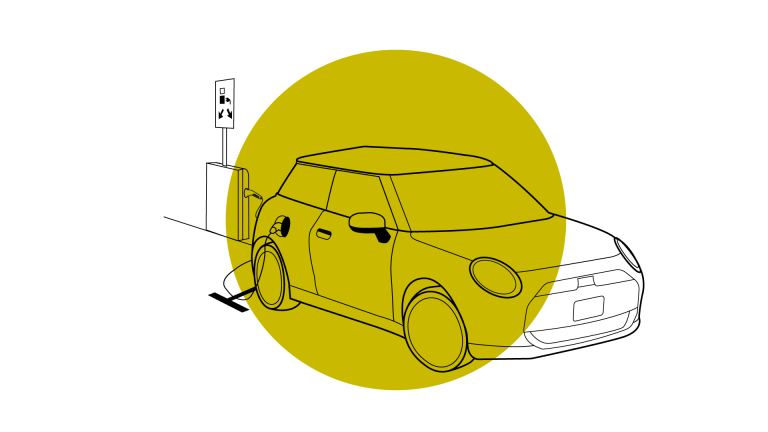 MINI Elektromobilität – Laden – Parkplätze