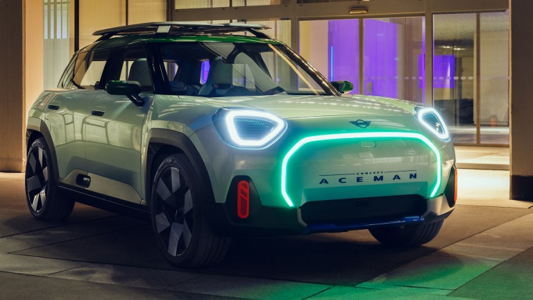 MINI Sustainability – MINI goes electric timeline – MINI Aceman Concept in 2023.