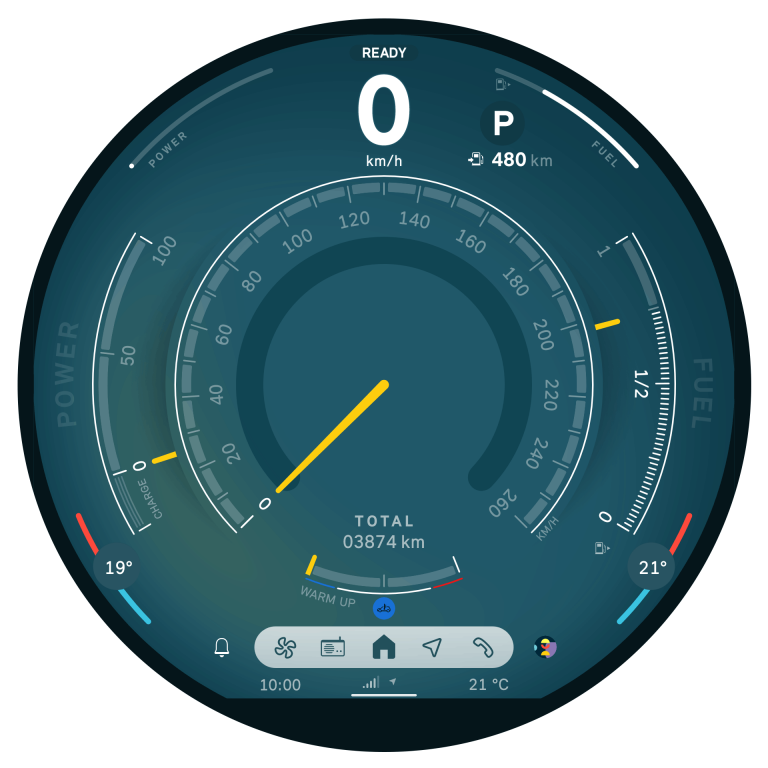 MINI Cooper 5-Türer – Interieur – OLED-Display