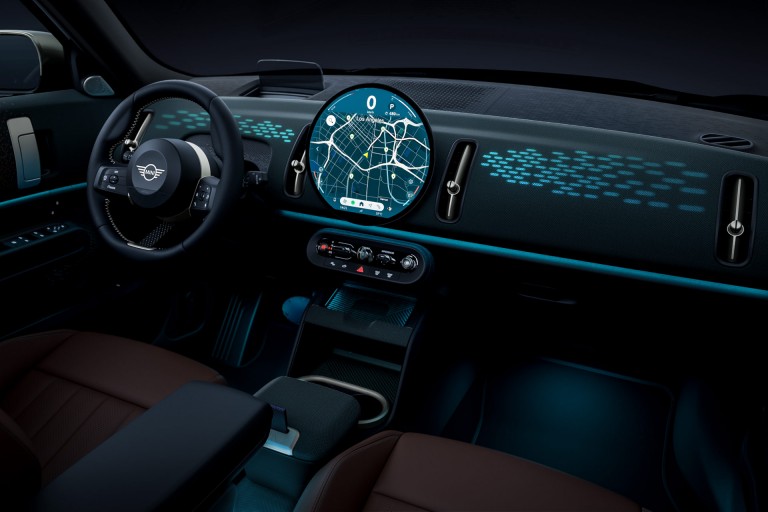 All-electric MINI Countryman – mosaïque - intérieur